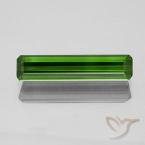1.73ct Naturel Vert moyen-foncé Tourmaline, Taille émeraude, VS