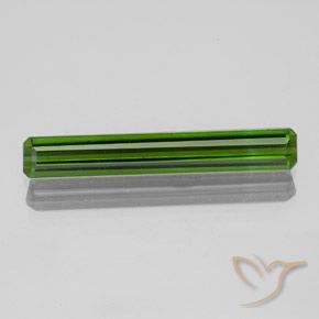 1.40ct Naturel Vert foncé Tourmaline, Taille émeraude, VS
