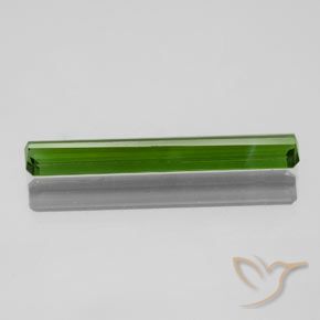 Tourmaline Vert foncé naturelle Octogone / coupe Émeraude, 1.40 ct, VS