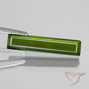 1.64ct Naturel Vert moyen Tourmaline, Taille émeraude, VVS-VS