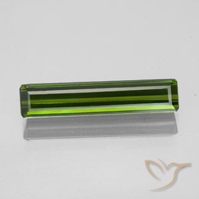 1.73ct Naturel Vert foncé Tourmaline, Taille émeraude, VS
