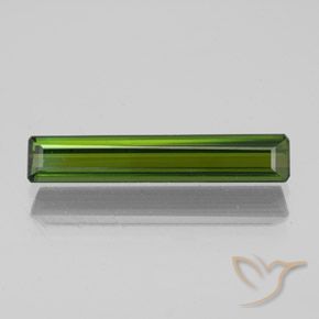 1.47ct Naturel Vert foncé Tourmaline, Taille émeraude, VVS-VS