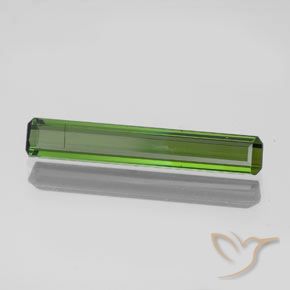Tourmaline Forêt verte naturelle Octogone / coupe Émeraude, 1.47 ct, SI