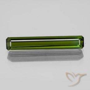 1.80ct Naturel Vert foncé Tourmaline, Taille émeraude, VVS-VS