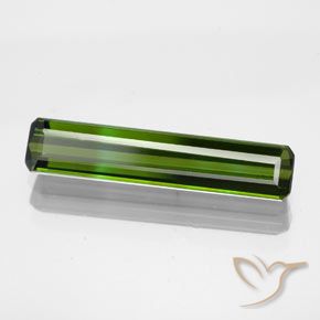 Tourmaline Forêt verte naturelle Octogone / coupe Émeraude, 1.96 ct, VS
