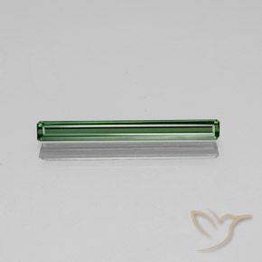2.21ct Naturel Forêt verte Tourmaline, Taille émeraude, VVS-VS