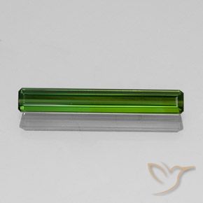 2.69ct Naturel Vert terreux Tourmaline, Taille émeraude, VVS-VS