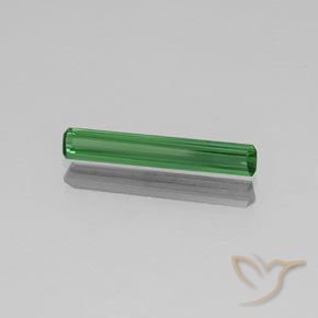 Tourmaline Vert naturelle Octogone / coupe Émeraude, 1.15 ct, VVS