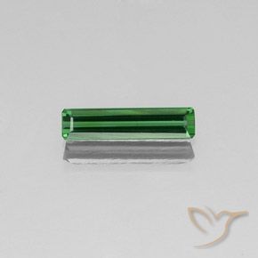 1.29ct Naturel Vert clair Tourmaline, Taille émeraude, VS