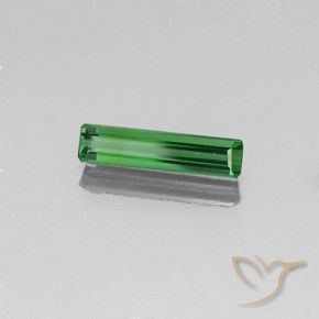 Tourmaline Vert clair naturelle Octogone / coupe Émeraude, 1.29 ct, VS