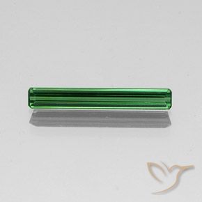 Tourmaline Vert clair naturelle Taille émeraude, 1.40 ct, VVS