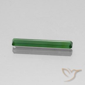 Tourmaline Vert clair naturelle Taille émeraude, 1.40 ct, VVS