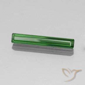Tourmaline Vert naturelle Octogone / coupe Émeraude, 1.77 ct, VVS