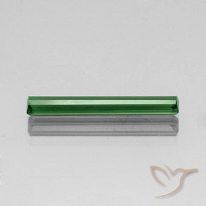 Tourmaline Vert naturelle Octogone / coupe Émeraude, 1.77 ct, VVS