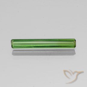 1.26ct Naturel Vert moyen Tourmaline, Taille émeraude, VVS-VS