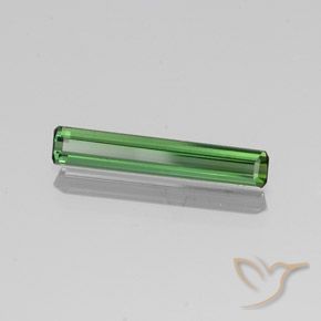 Tourmaline Vert moyen naturelle Octogone / coupe Émeraude, 1.38 ct, VS-SI