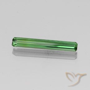 Tourmaline Vert naturelle Octogone / coupe Émeraude, 1.53 ct, VVS-VS