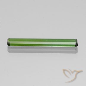 Tourmaline Vert moyen naturelle Octogone / coupe Émeraude, 1.69 ct, VVS-VS