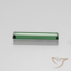 Tourmaline Vert naturelle Octogone / coupe Émeraude, 1.66 ct, VVS-VS
