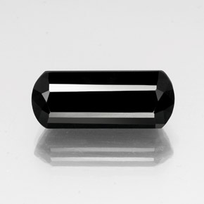 Tourmaline noir naturelle forme fantaisie, 13,07 ct, opaque