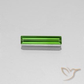 1.35ct Naturel Vert foncé Tourmaline, Taille émeraude, VVS-VS