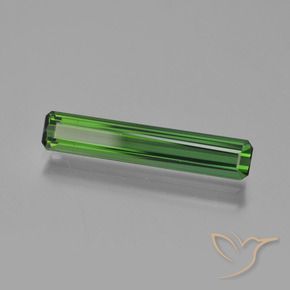 Tourmaline Vert naturelle Octogone / coupe Émeraude, 1.92 ct, VS-SI