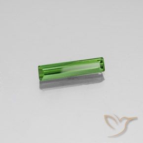 Tourmaline Vert naturelle Octogone / coupe Émeraude, 1.93 ct, VVS-VS