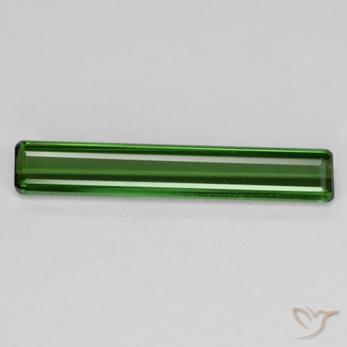 1.81ct Naturel Vert terreux Tourmaline, Taille émeraude, VVS