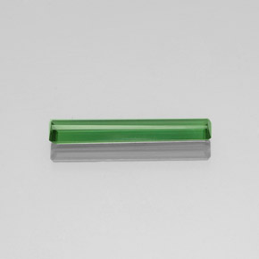 Tourmaline vert naturelle taille émeraude, 1,88 ct, VVS-VS