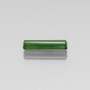 Tourmaline vert naturelle taille émeraude, 1,48 ct, VVS-VS