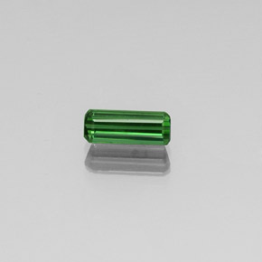 Tourmaline Vert naturelle Taille émeraude, 1.03 ct, VS