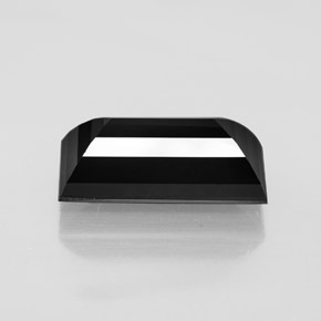 Tourmaline noir naturelle baguette, 7,99 ct, opaque