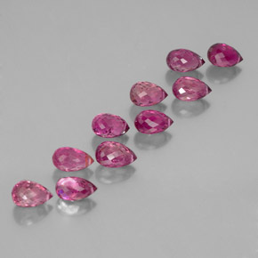 Achetez naturel ct rose tourmaline gems, briolette, en provenance mozambique chez gemselect. en stock, livraison internationale!