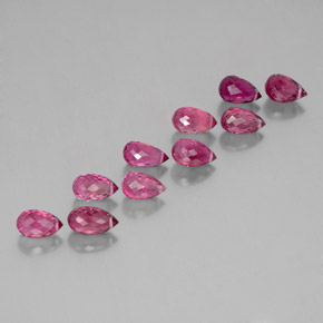 Achetez naturel ct rose tourmaline gems, briolette, en provenance mozambique chez gemselect. en stock, livraison internationale!