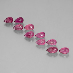 Achetez naturel ct rose tourmaline gems, briolette, en provenance mozambique chez gemselect. en stock, livraison internationale!