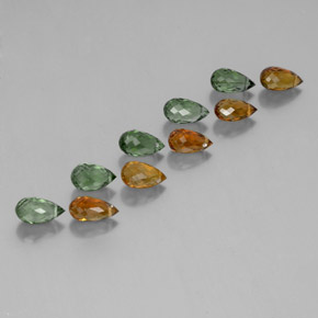 Achetez naturel ct multicolore tourmaline gems, briolette, en provenance mozambique chez gemselect. en stock, livraison internationale!
