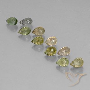 Shop natural 5.68ct Multicolore Tourmaline gems, Briolette, from Mozambique at GemSelect. In stock, global shipping!