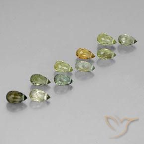 Shop natural 6.13ct Multicolore Tourmaline gems, Briolette, from Mozambique at GemSelect. In stock, global shipping!