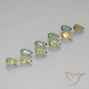 Shop natural 5.85ct Multicolore Tourmaline gems, Briolette, from Mozambique at GemSelect. In stock, global shipping!