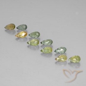 Shop natural 5.85ct Multicolore Tourmaline gems, Briolette, from Mozambique at GemSelect. In stock, global shipping!