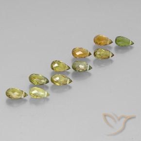 Shop natural 4.90ct Multicolore Tourmaline gems, Briolette, from Mozambique at GemSelect. In stock, global shipping!