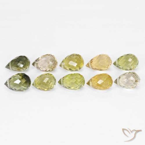Shop natural 6.53ct Multicolore Tourmaline gems, Briolette, from Mozambique at GemSelect. In stock, global shipping!