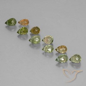 Shop natural 4.37ct Multicolore Tourmaline gems, Briolette, from Mozambique at GemSelect. In stock, global shipping!