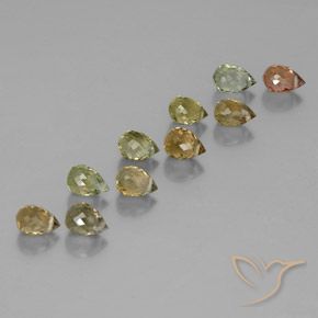 Shop natural 4.30ct Multicolore Tourmaline gems, Briolette, from Mozambique at GemSelect. In stock, global shipping!