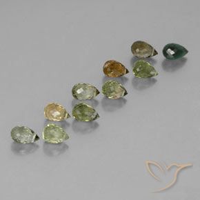 Shop natural 6.36ct Multicolore Tourmaline gems, Briolette, from Mozambique at GemSelect. In stock, global shipping!