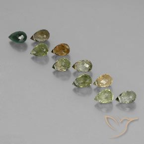 Shop natural 6.36ct Multicolore Tourmaline gems, Briolette, from Mozambique at GemSelect. In stock, global shipping!