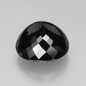 Tourmaline schorl naturelle coupe ovale, 49,49 ct, opaque