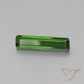 Tourmaline Forêt verte naturelle Octogone / coupe Émeraude, 2.20 ct, VVS