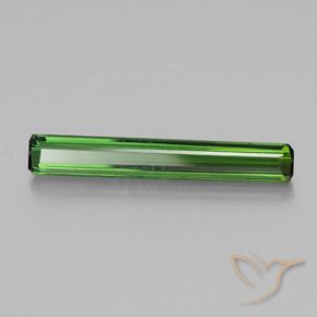 Tourmaline Forêt verte naturelle Octogone / coupe Émeraude, 2.18 ct, VVS-VS