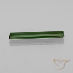 Tourmaline Vert foncé naturelle Octogone / coupe Émeraude, 2.87 ct, VVS-VS